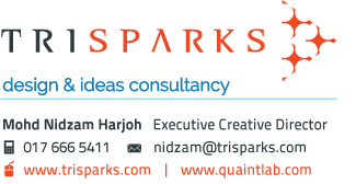 Mohd Nidzam Harjoh - Executive Creative Director - +6017 666 5411 - nidzam@trisparks.com - nidzam.h@gmail.com